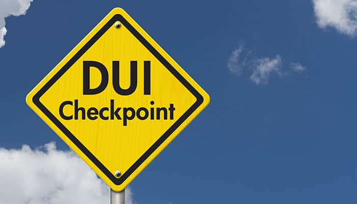 Brookside DUI Checkpoint On Saturday April 23